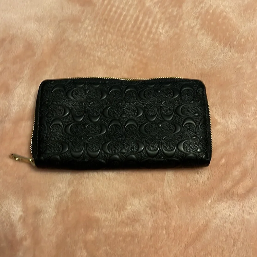 Coach leather logo wallet - Picture 2 of 6